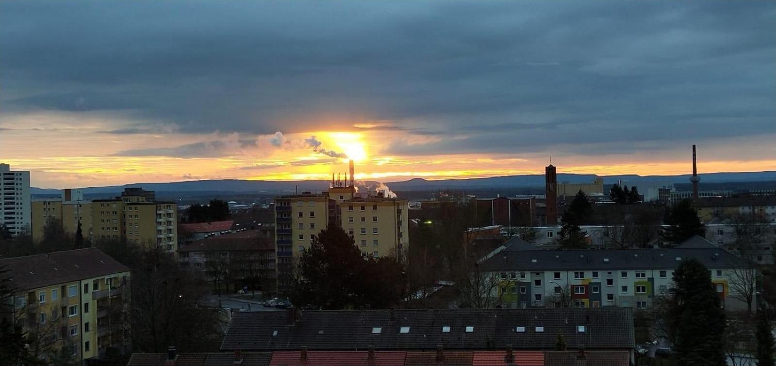 Appartamento Penthouse "Marc Aurel" - Greatview, Wifi & Netflix Schweinfurt Camera foto